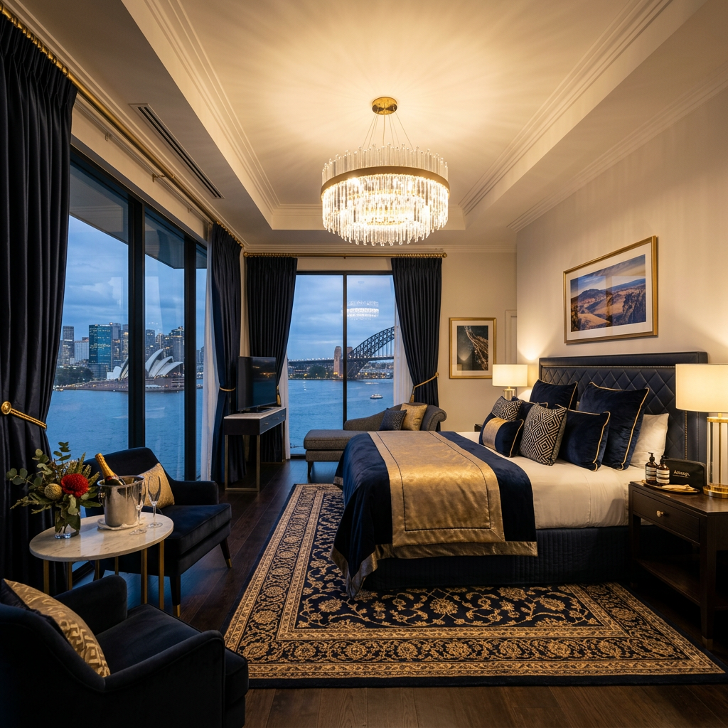 Luxury suite interior at The Darling Hotel